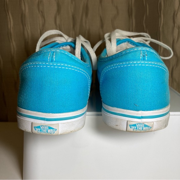 Vans Authentic Era Blue Women's 8 Skate Shoes Blue Low Top Lace Up Canvas - Picture 6 of 14